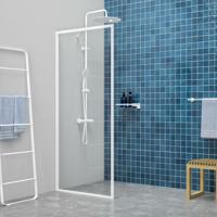 Inloopdouche Sealskin Contour 88x200 cm 6 mm Helder Glas Mat Wit - thumbnail