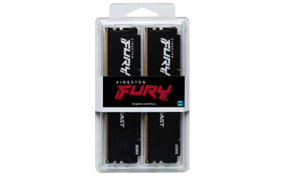 Kingston Beast Black XMP Werkgeheugenmodule voor PC DDR5 128 GB 4 x 32 GB 5600 MHz 288-pins DIMM KF556C40BBK4-128 Kingston Beast Black XMP Werkgeheugenmodule voor PC DDR5 128 GB 4 x 32 GB 5600 MHz 288-pins DIMM KF556C40BBK4-128