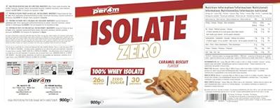 PER4M Isolate Zero Caramel Biscuit (900 g) - thumbnail