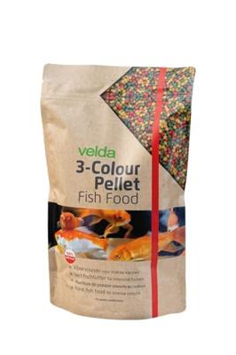 Velda 3-Colour Pellet Food - 3000 ml Vijvervisvoer, Bevordert Kleur & Groei, GMO-Vrij Velda 3-Colour Pellet Food - 3000 ml Vijvervisvoer, Bevordert Kleur & Groei, GMO-Vrij