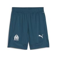 PUMA Olympique Marseille Trainingsbroekje 2024-2025 Blauw Wit - thumbnail
