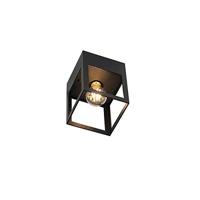 QAZQA Moderne plafondlamp zwart - Cela - thumbnail