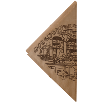 Zak | Schuine zak | Papier | K23 | bruin | 2000 stuks - thumbnail