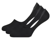 3-paar invisible Footies Mika - Met anti slip - Bamboe kousenvoetjes - Sokken voor in loafers - 46 - Zwart - Onderbroek - Ondergoed - 46 - - 46 - - thumbnail