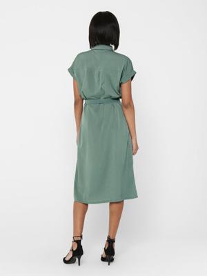 ONLY blousejurk met ceintuur groen ONLY blousejurk met ceintuur groen