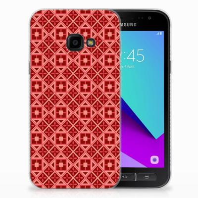 Samsung Galaxy Xcover 4 | Xcover 4s | TPU bumper | Batik Rood
