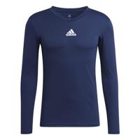adidas Team Ondershirt Lange Mouwen Donkerblauw - thumbnail