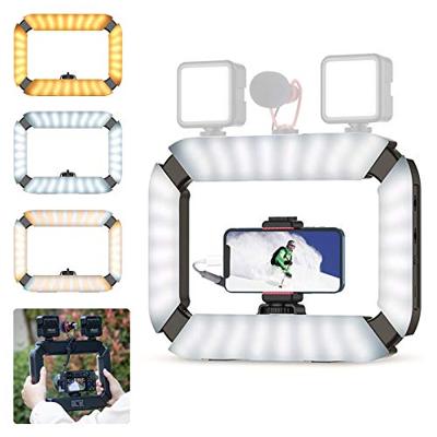 Ulanzi U200 Ringlamp Video Rig - met telefoonhouder en ingebouwde powerbank - thumbnail