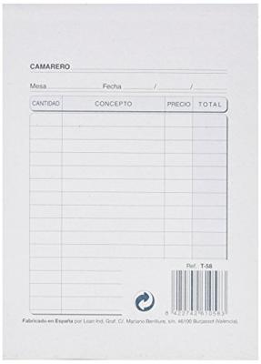 Factuurboek 10,5 x 15 cm (10 Stuks)