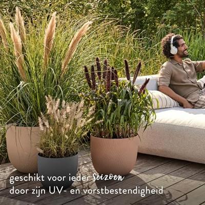 elho bloempot sereh rond d40 h33cm Antraciet elho bloempot sereh rond d40 h33cm Antraciet