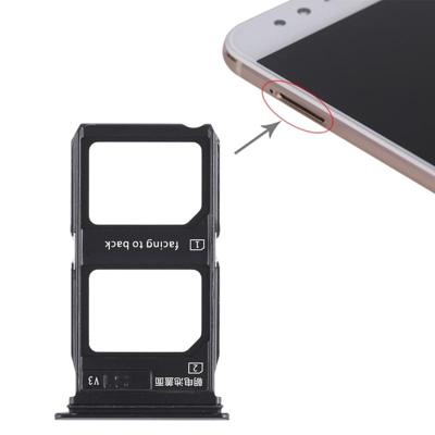 2 x de SIM-kaarthouder voor Vivo X9 Plus(Black)