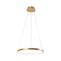 Just Light Ronde hanglampCircle goud Ø 39cm - 11522-12 - thumbnail
