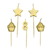 Paperdreams taartkaarsjes - 8 jaar - thumbnail