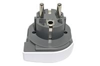 Q2 Power 1.100110 reisadapter wereld-naar-europa usb geaard - thumbnail