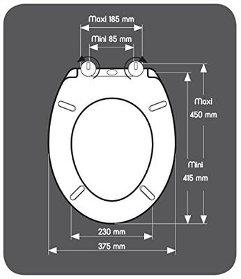 Toiletbril Gelco Grijs
