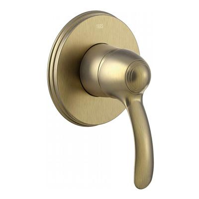 Douchekraan Tres Clasic Inbouw 1 Hendel Verouderd Messing Mat Tres Douchekraan Tres Clasic Inbouw 1 Hendel Verouderd Messing Mat Tres