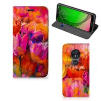 Bookcase Motorola Moto G7 Play Tulips - thumbnail