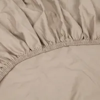 Kayori Kyoto hoeslaken Jersey Zand 140/160x200/220 - thumbnail