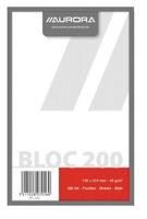 Kladblok aurora 135x210mm blanco 200 vel 45gr | 5 stuks - thumbnail