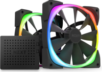 NZXT Aer RGB 2 - 140mm Twin & Controller - Black Edition - thumbnail