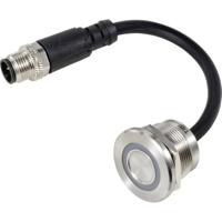 TRU COMPONENTS TC-12835300 TC-TS22A10YSSG12M12 MALE CONNECTOR Sensortoets 24 V 0.5 A 1x uit/(aan) Moment Groen (Ø) 25 mm IP65 1 stuk(s) - thumbnail