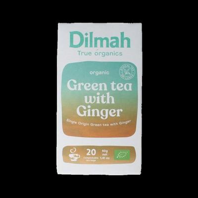 Dilmah Green tea with ginger bio 20 Zakjes