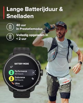 Suunto RACE Smartwatch 49 mm Zwart