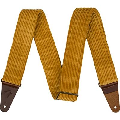 Fender Corduroy Strap Blaze Gold 2 inch gitaarband