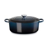 LE CREUSET - Signature - Braadpan ovaal 33cm 7,50l Nuit - thumbnail