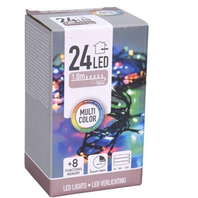 Led verlichting 24 lamps multi colour