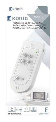 4-weg antenneversterker met retourkanaal voor kabelinternet en... 4-weg antenneversterker met retourkanaal voor kabelinternet en...