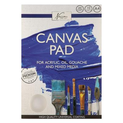 Canvasblok Nassau fine art 24x30cm 100% katoen 10 vel | 12 stuks