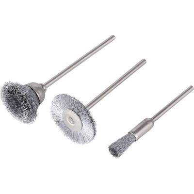 Wolfcraft Miniborstels | Rond schacht | Ø5-20mm | 3 stuks - 2114000 Wolfcraft Miniborstels | Rond schacht | Ø5-20mm | 3 stuks - 2114000