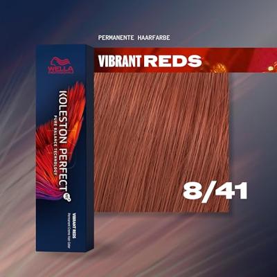 Wella Professionals Koleston Perfect Me+ Permanent Creme Colour 8/41 Light Blonde Red Ash 60ml