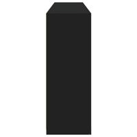 Dressoir met LED-verlichting 162x37x100 cm zwart - thumbnail