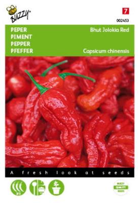 Zaden Peper Bhut Jolokia Red Buzzy - Buzzy