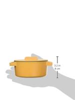 Braadpan Terra.Cotto Gietijzer Ovaal met deksel 13x10 cm - thumbnail