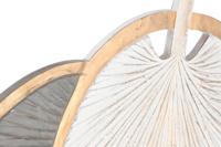 Wanddecoratie DKD Home Decor Wit Grijs Gouden 121 x 2 x 121 cm (2 Stuks) - thumbnail