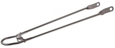 Spatbordstang 28" Antraciet (met bumper)