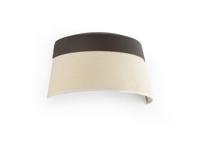 Sac wandlamp bruin/beige metaal met textiel 2 fittingen E14 Faro Spaans Design - thumbnail
