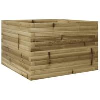 VidaXL Plantenbak 70x70x45,5 cm geïmpregneerd grenenhout - thumbnail