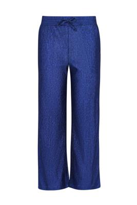 Like Flo winter straight leg broek meisjes - blauw - Fenya - metallic