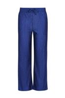 Like Flo winter straight leg broek meisjes - blauw - Fenya - metallic - thumbnail