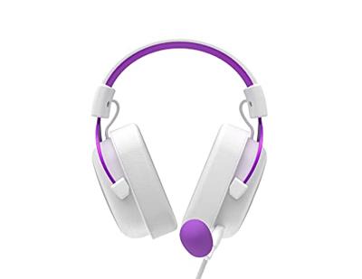 Hoofdtelefoon Hoofdtelefoon Havit HV-H2002d Paars, Gamer, met Microfoon, 53mm Speaker, 3.5mm Plug: Compatibel met XBOX ONE en PS4, HAVIT, HV-H2002d Kleur Paars en Wit