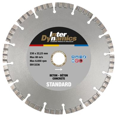 Inter Dynamics Diamantzaag Beton Standard | 180 x 22,23mm - 310181 Inter Dynamics Diamantzaag Beton Standard | 180 x 22,23mm - 310181