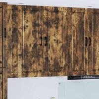 Keukenkast Gerookt eiken 40 x 31 x 100 cm Bewerkt hout - thumbnail