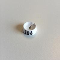 MB wit/zwart 104 voor op kledinghanger - thumbnail