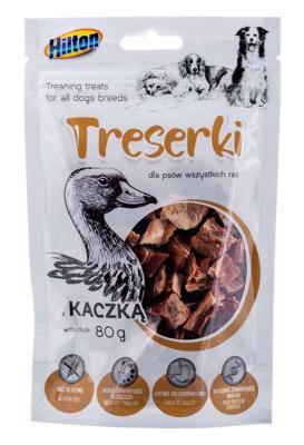 HILTON Treaning treats Duck - Hondensnack - 80g