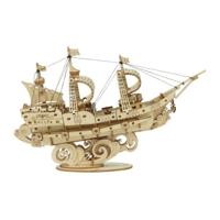 Robotime ROKR 3D houten zeilschip - thumbnail