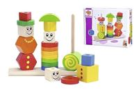 Eichhorn houten stapelpuzzel figuren - thumbnail